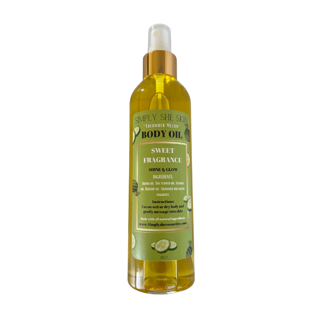 Cucumber Melon Body Oil Spray